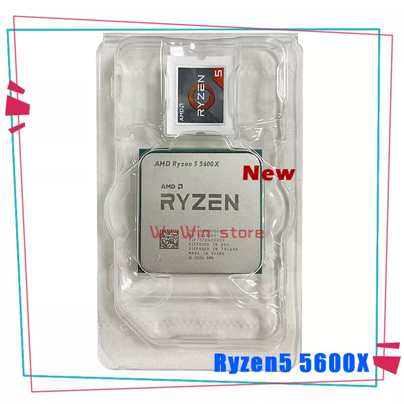 Processador Amd Ryzen 5 5600x, 6 Cores, 12 Threads, 4.6ghz Turbo, Am4